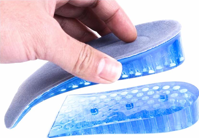 Bộ 1 cặp lót giày tăng chiều cao gel nửa bàn 2 lớp