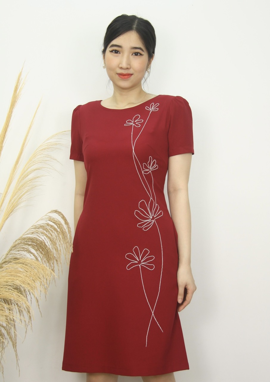 Đầm công sở TIFALU dáng suông trẻ trung