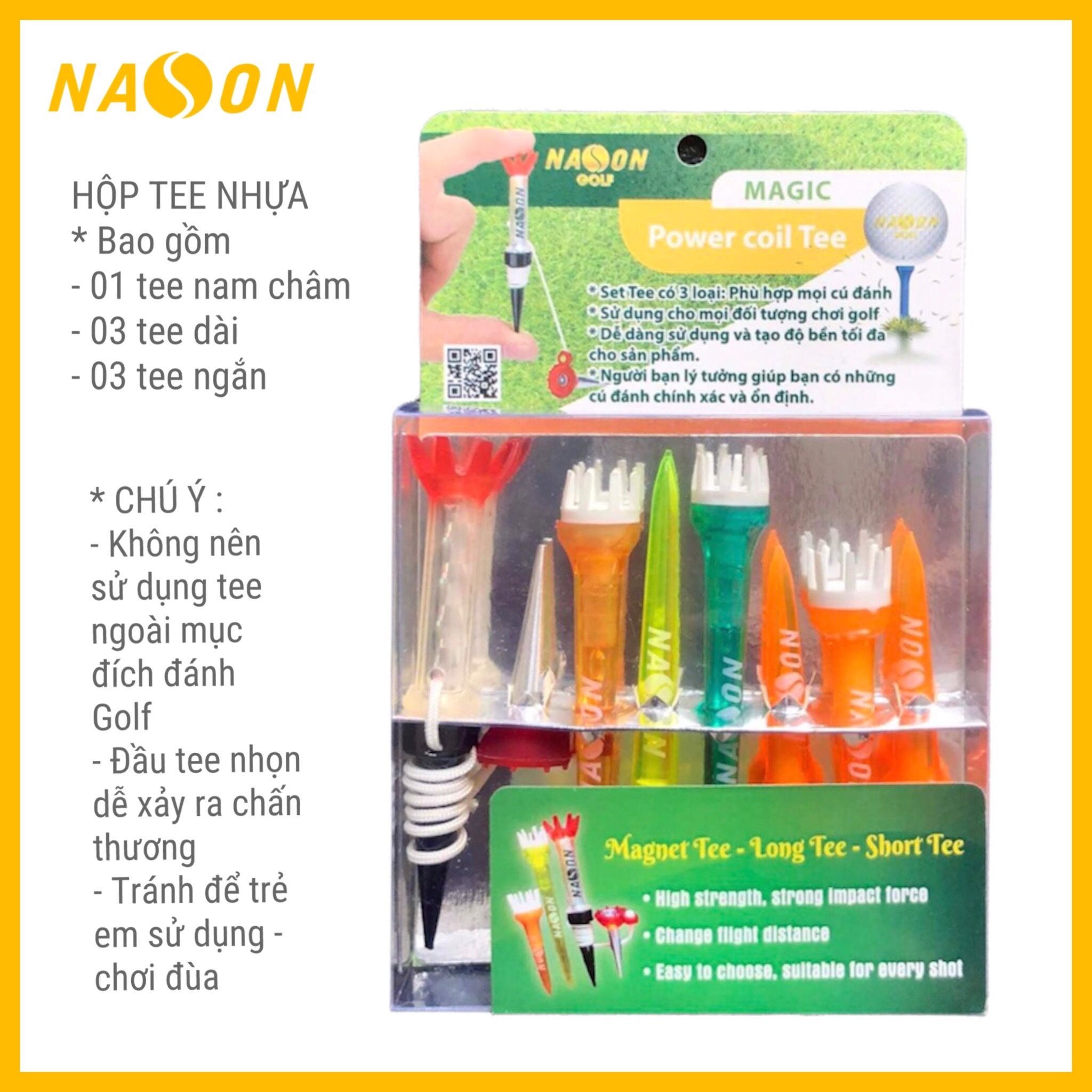 HỘP TEE GOLF HỖN HỢP | NASON