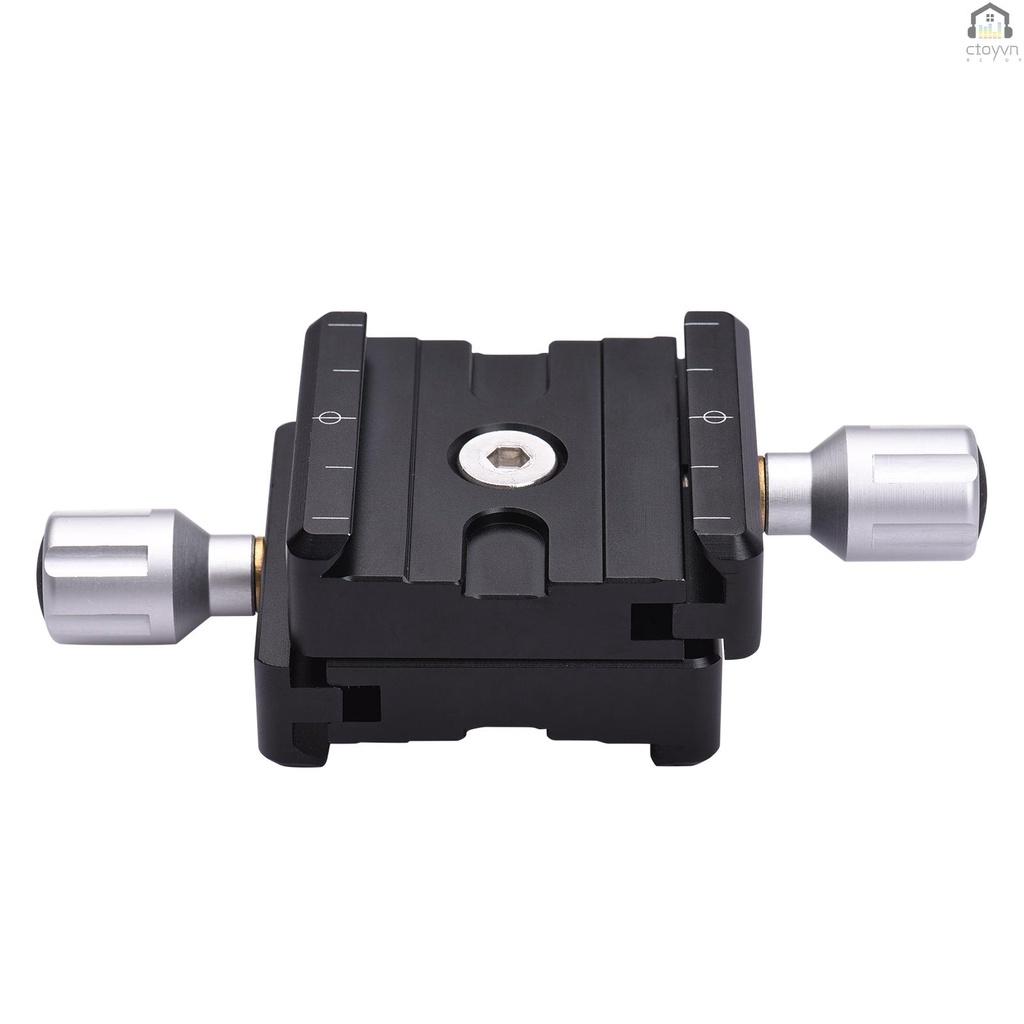 Tấm kẹp QR 50mm bằng nhôm với lỗ vít 1/4 Inch cho chân máy ảnh