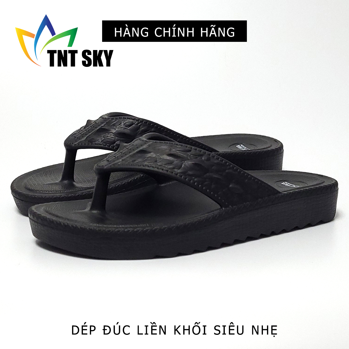 Dép Nam Xỏ Ngón Đúc Liền Khối Siêu Nhẹ - Hàng Chính Hãng - TK412