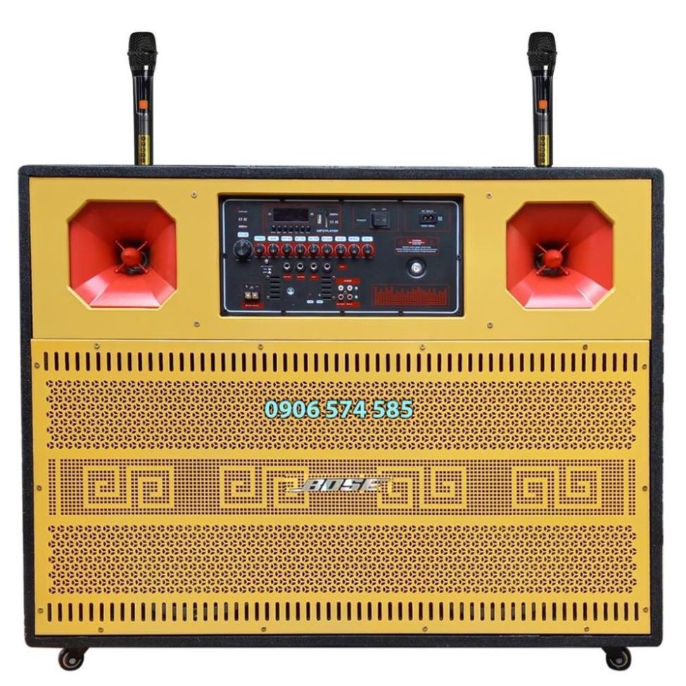 Loa kéo khủng bass 4 tấc đôi công suất cực mạnh, Loa kéo bình 4 tấc đôi có reverb