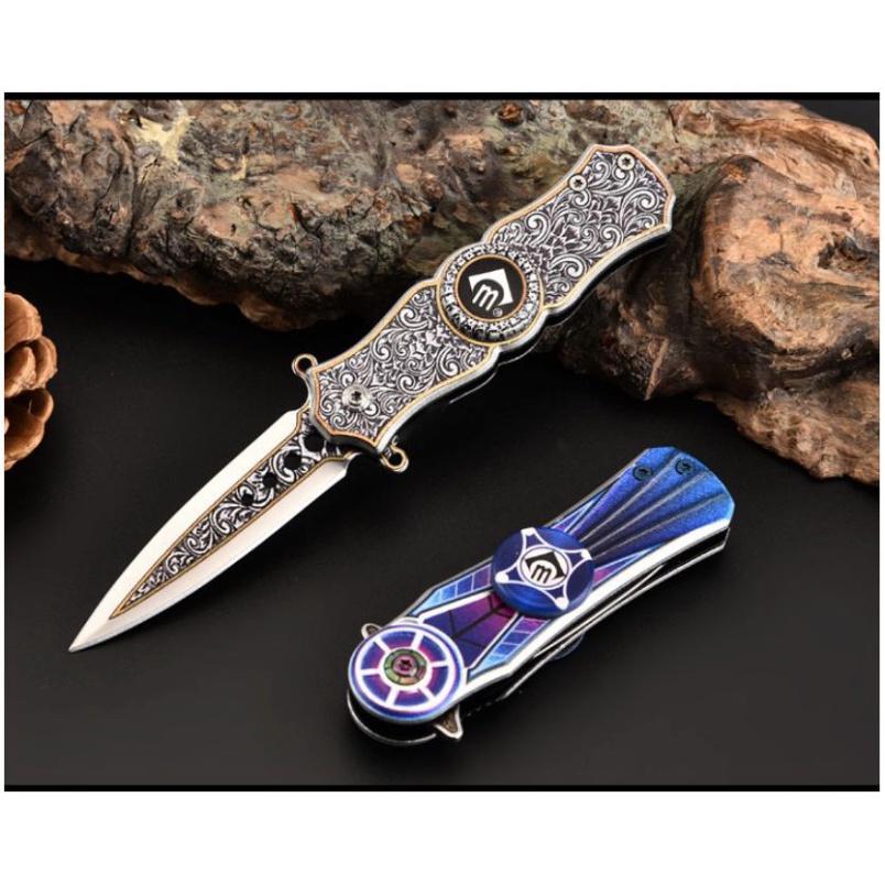 Dao phượt mini tích hợp con quay spinner