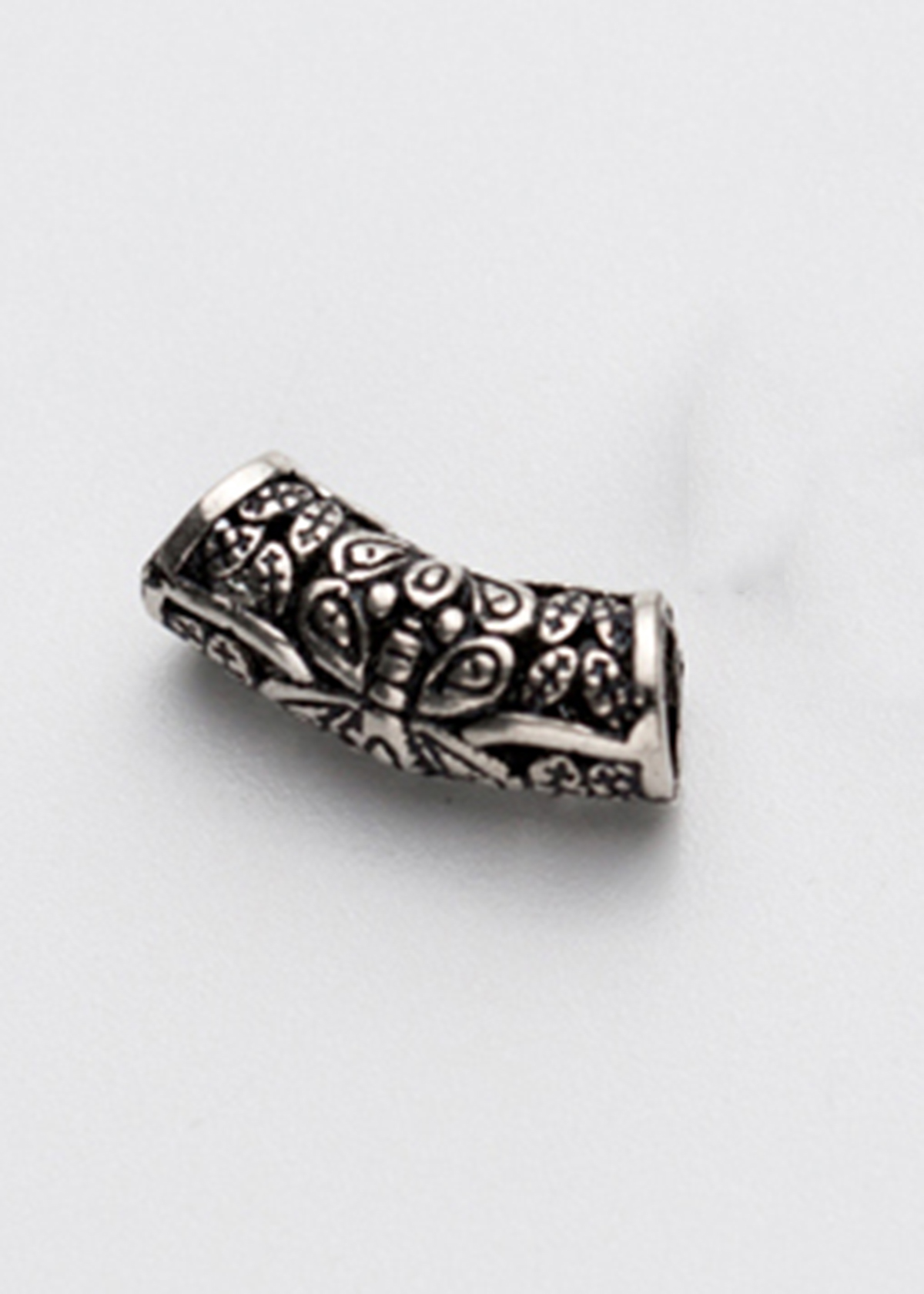 Charm bạc chặn hạt hình ống trụ dài 7 - Ngọc Quý Gemstones
