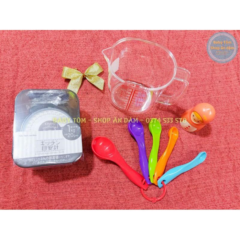 Set 5 thìa đong cho bé ăn dặm