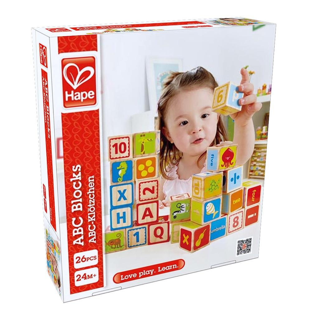 Đồ Chơi Hình Khối Hape ABC Blocks E0419A