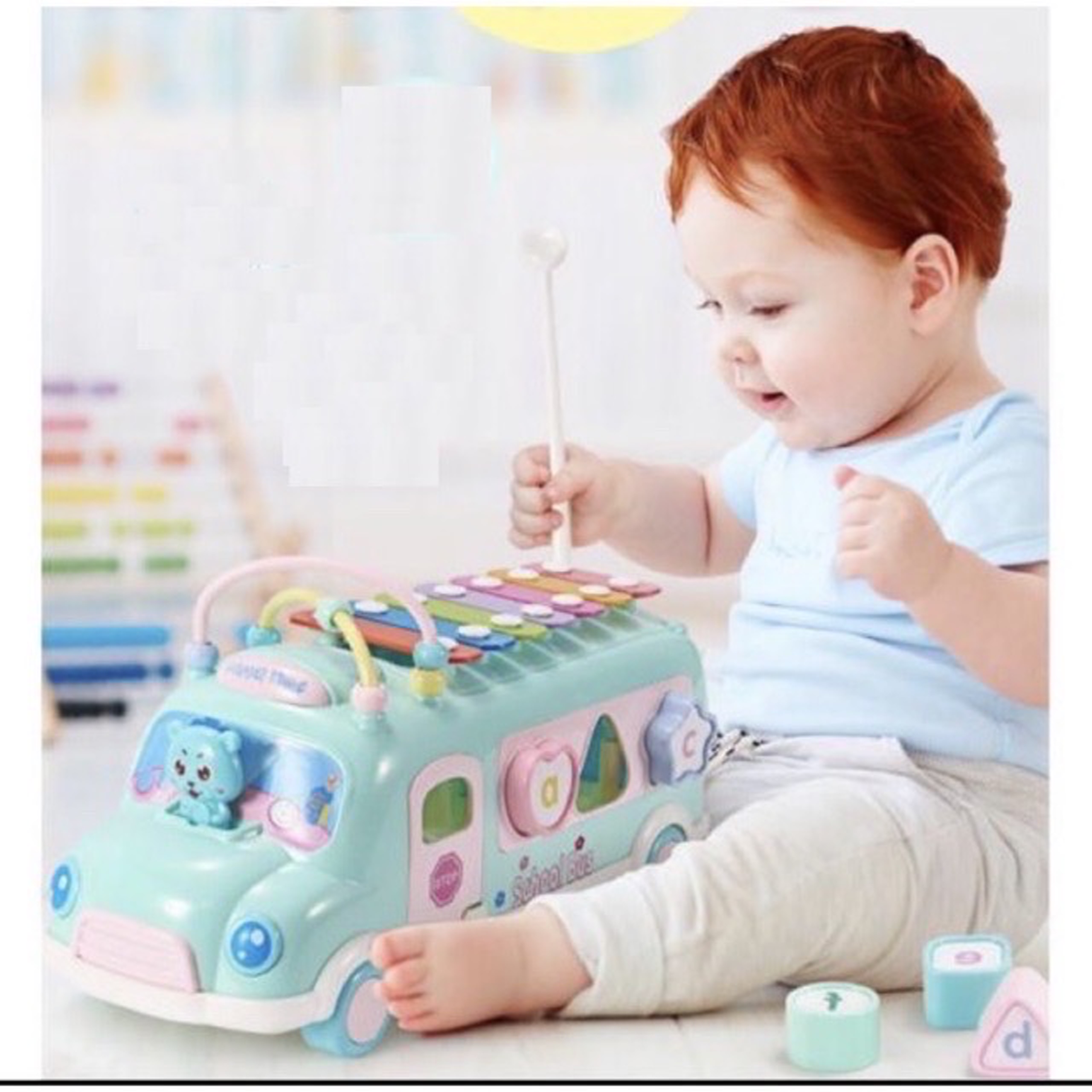 Xe Ô Tô Nhạc Thả Hình Bằng Nhựa Cao Cấp GNK - Đồ chơi An Toàn Cho Bé