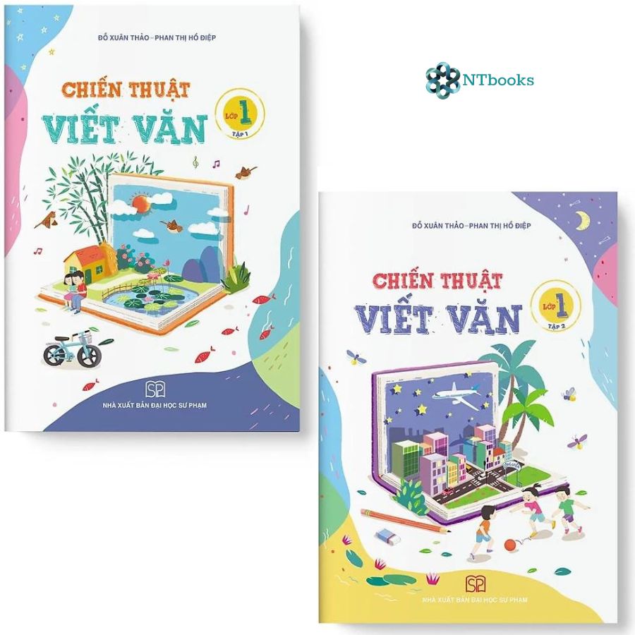 Combo 2 Cuốn Sách Chiến Thuật Viết Văn Lớp 1 Tập 1 + Tập 2 - NXB Đại học Sư Phạm