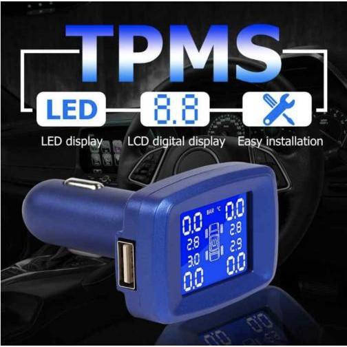 Máy cảnh báo áp suất lốp ô tô LCD Pressure Check