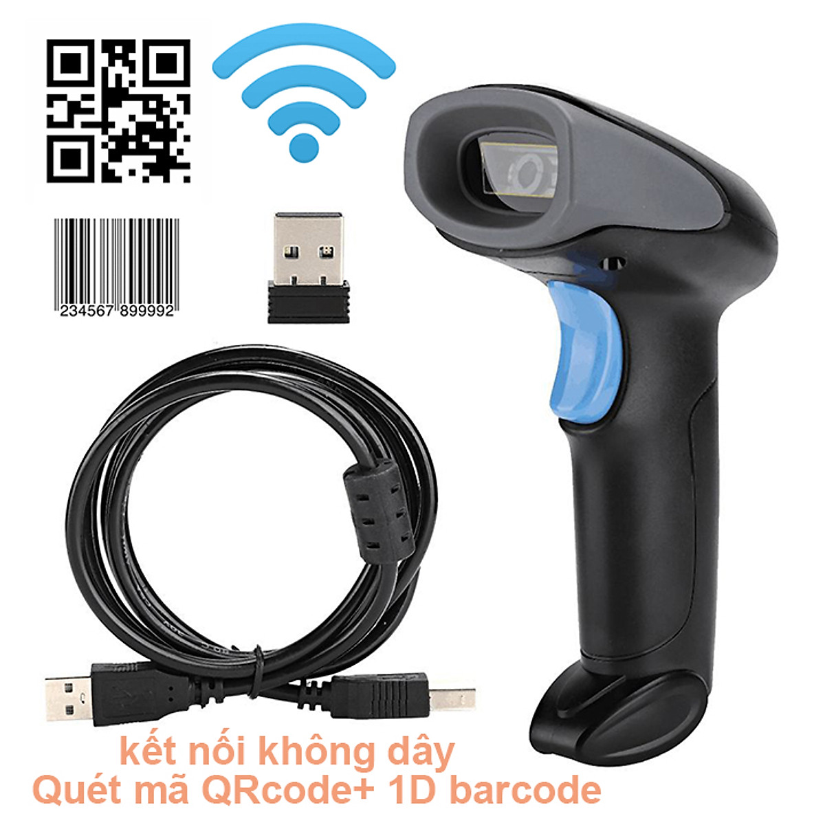 MÁY ĐỌC MÃ VẠCH DATAMAX M-2400- QUÉT 1D-2D KHÔNG DÂY (MỘT CHIỀU-HAI CHIỀU-QRCODE)