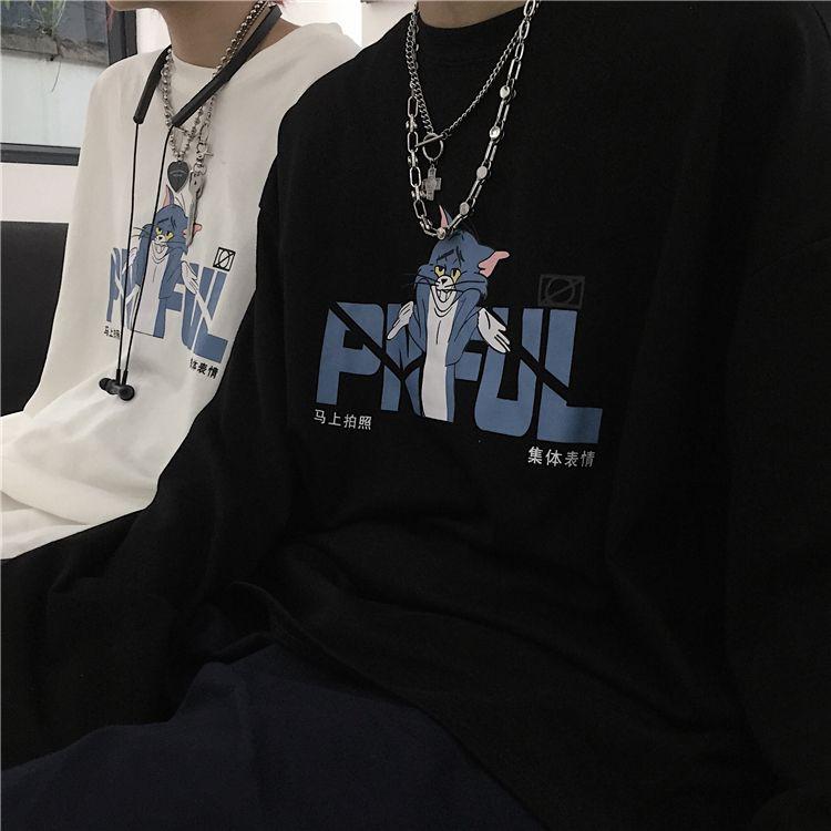 Áo thun tay dài form rộng Yinxx, áo sweater Unisex SW124