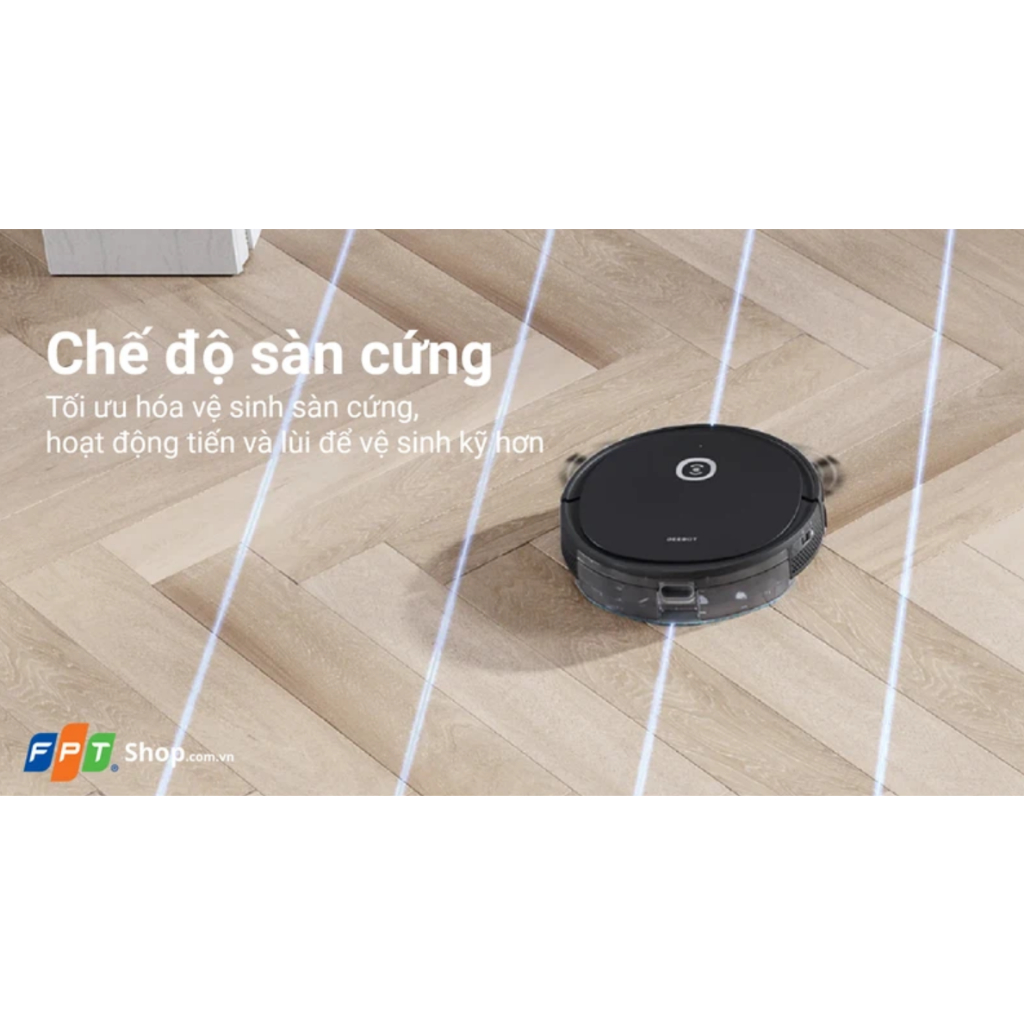 Robot Hút Bụi Lau Nhà ECOVACS DEEBOT U2 PRO, Máy Hút Bụi Lau Nhà Hơi Nước Tự Động, Điều Khiển Từ Xa, Cảm Biến Thông Minh, Chống Rơi Cầu Thang, Không Dây, Kết Nối App Điện Thoại, Bảo Hành 12 Tháng