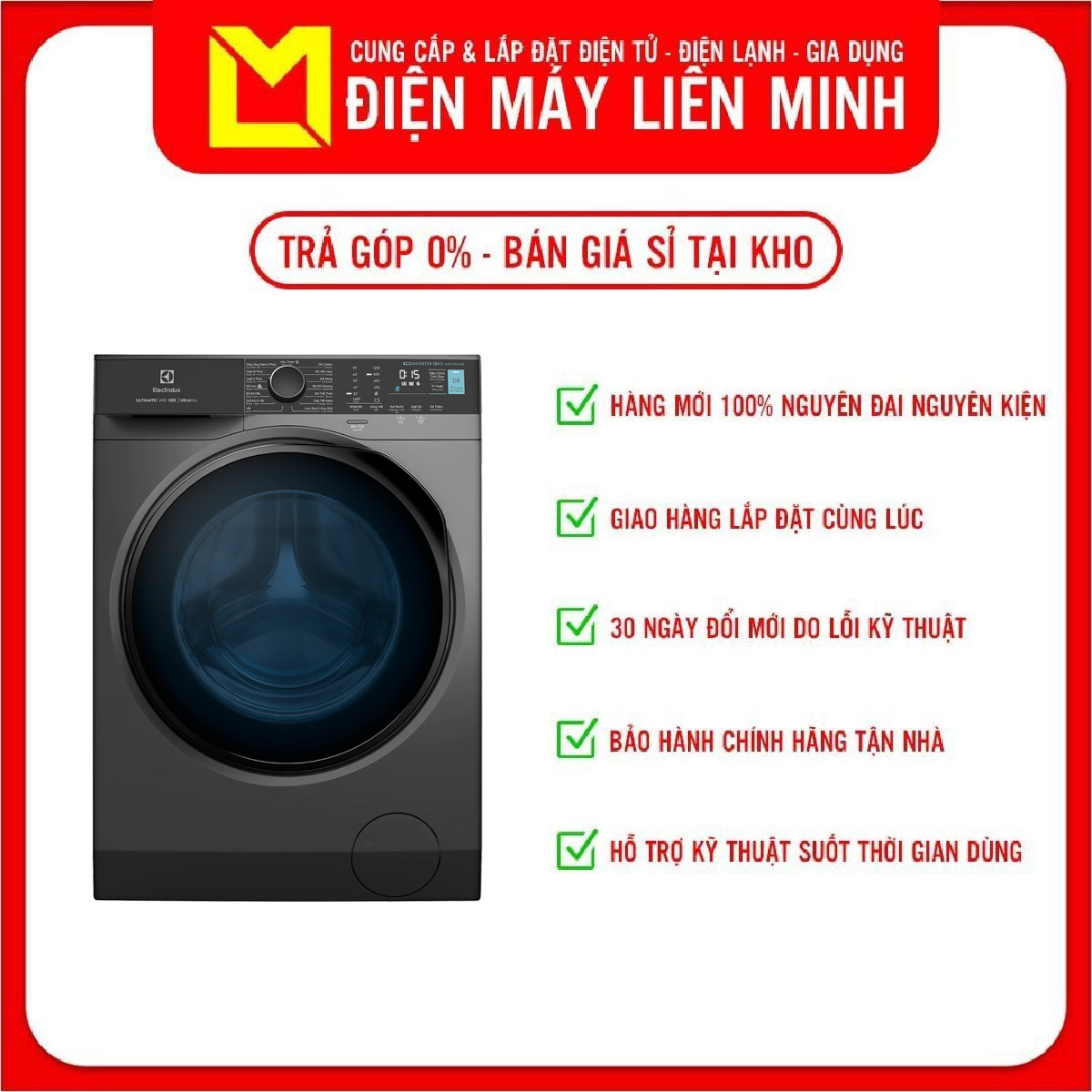 [ Giao Toàn Quốc ] Máy Giặt Electrolux EWF1024P5SB - Hàng Chính Hãng