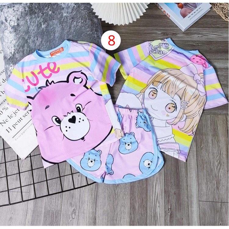 Bộ mặc nhà 3D size đại bé gái