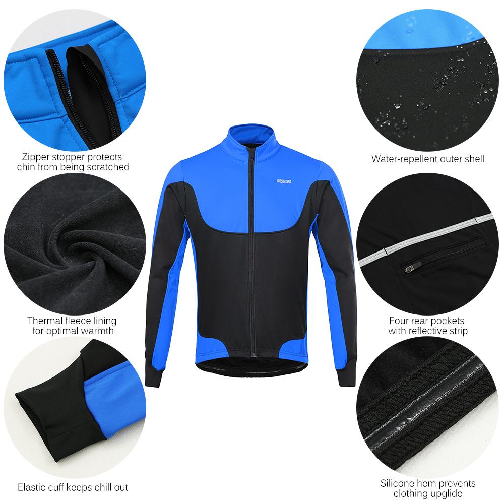 Áo khoác đi xe mùa đông chống gió chống thấm nước giữ nhiệt với lớp lót lông cừu mềm mại