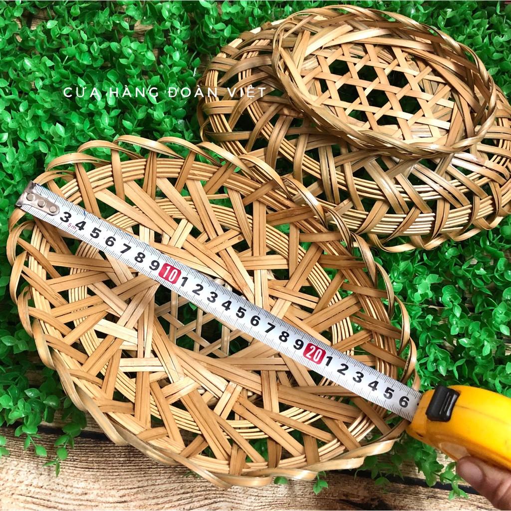 Rổ Tre Có Chân Hình Oval