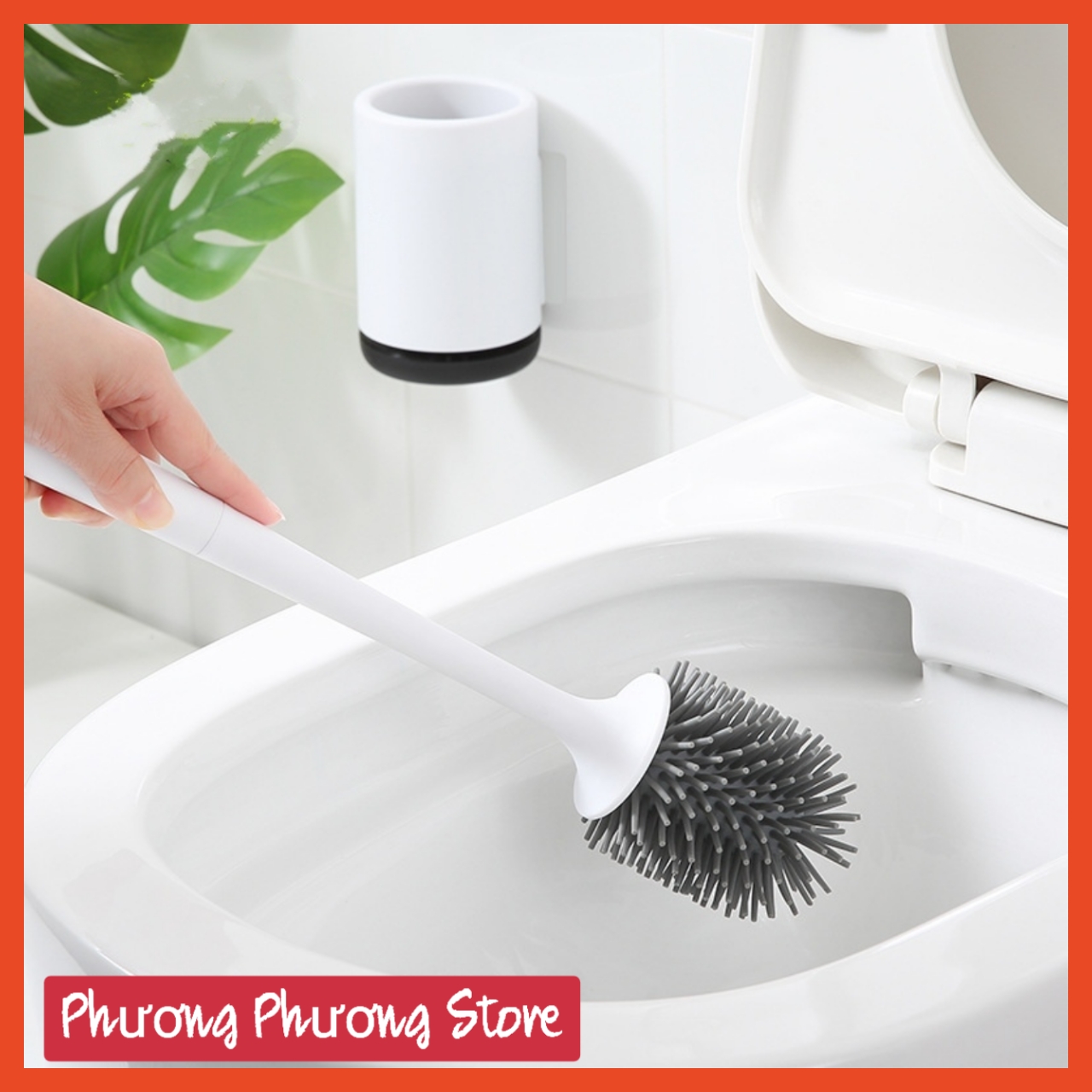 Bộ chổi cọ rửa nhà vệ sinh, nhà tắm thông minh