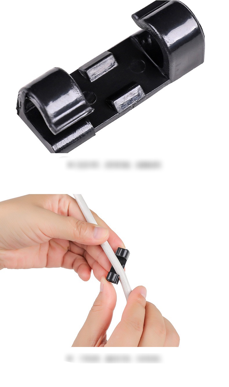 Vỉ 20 kẹp nhựa cố định dây điện tiện dụng - TP093