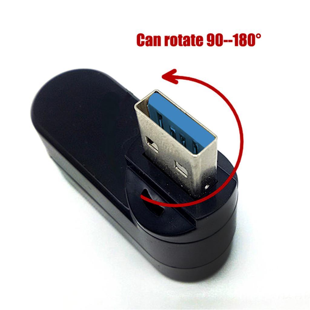 3 Ports USB 3.0 Adapter Hub 1 Male USB 3.0 to 3 Female USB 2.0/3.0 Black