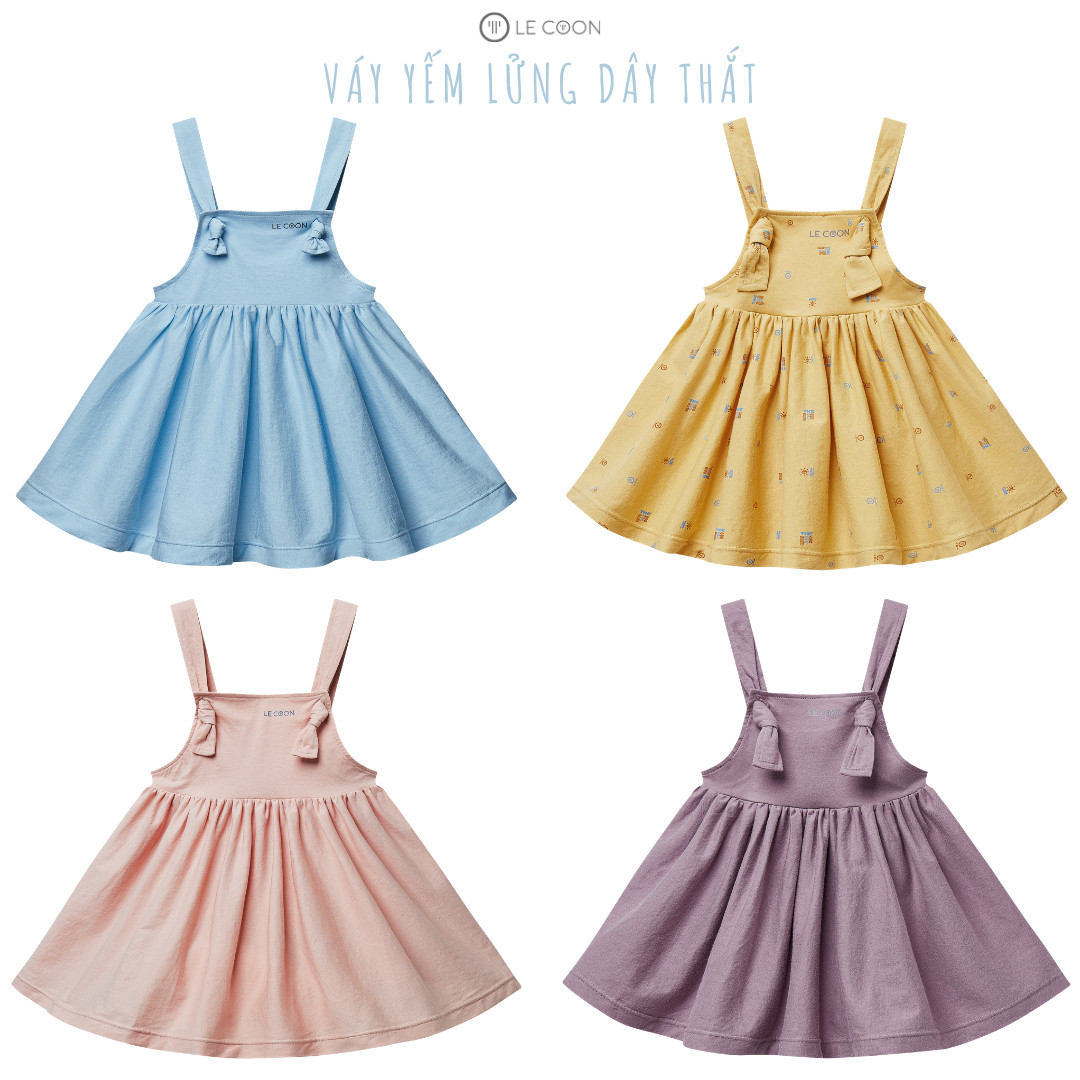LE COON | Váy Yếm Lửng Dây Thắt | COOL