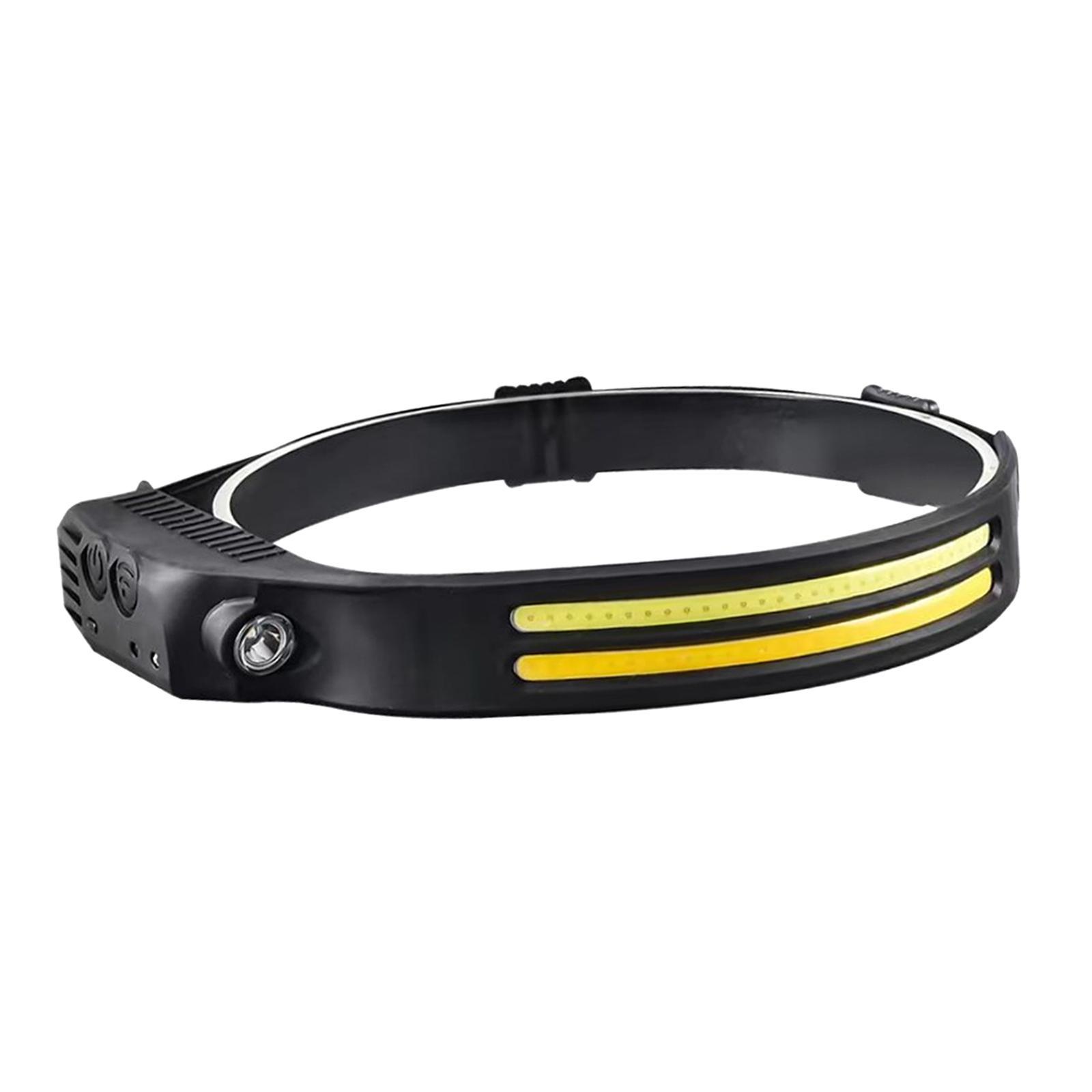 Head Light Headlight Weatherproof Head Torches, Lightweight USB Rechargeable, Head Lamps  for Camping Emergency Outdoor Hiking