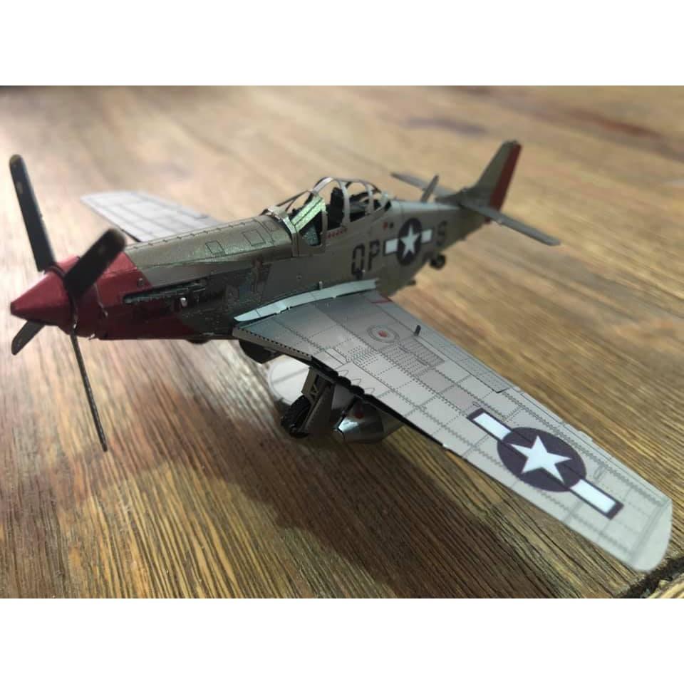 Mô Hình Lắp Ráp 3d Máy bay P-51D Mustang