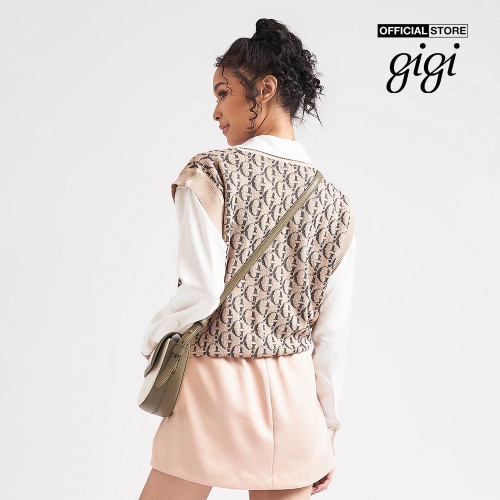 GIGI - Áo ghile nữ cổ V phom suông hiện đại G1303K222714