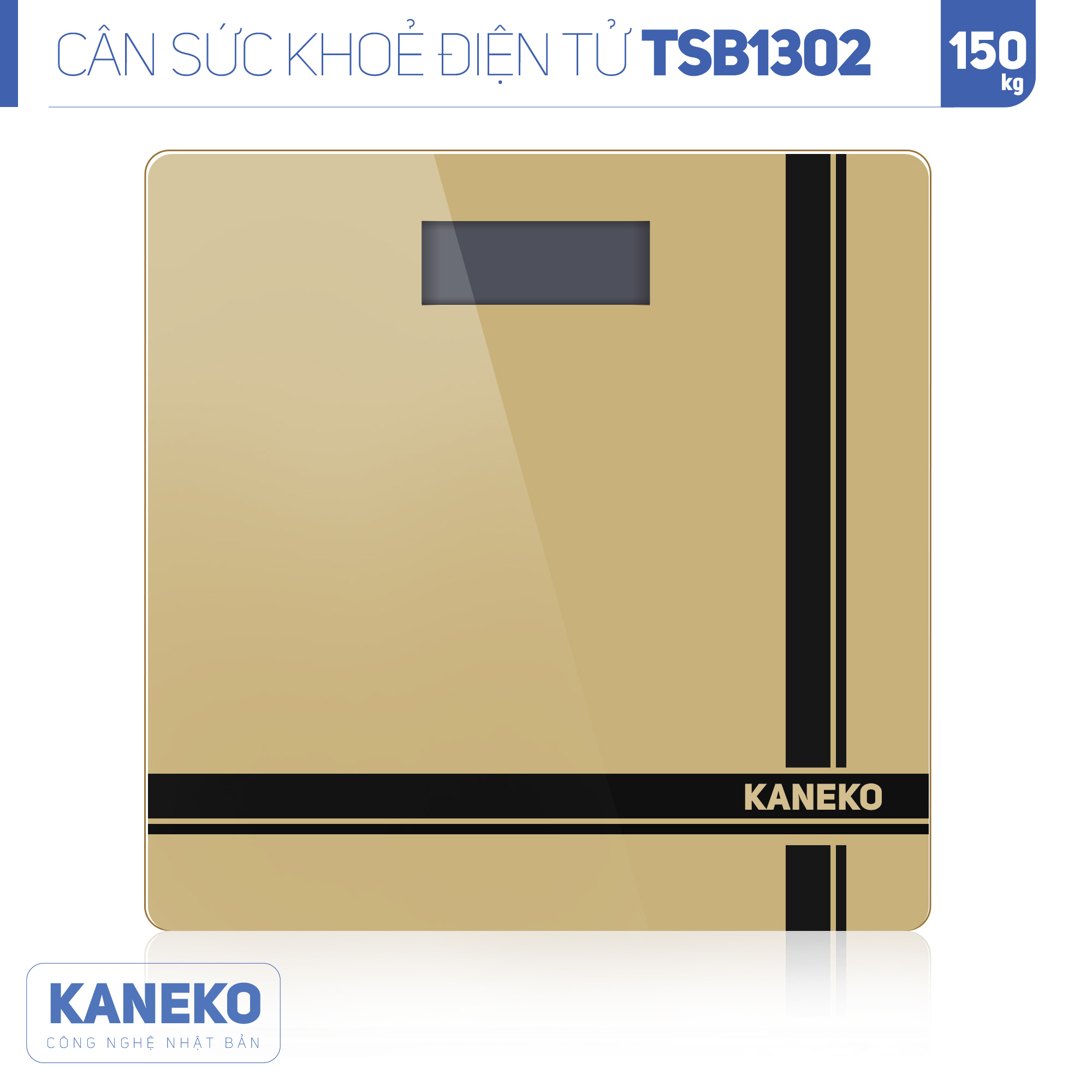 Cân sức khỏe điện tử KANEKO TSB1302,,cân điện tử,cân chính hãng,cân nhật,cân sức khoẻ y tế,cân sức khoẻ gia đình,cân sức khoẻ cao cấp,120kg,130kg,180kg,Cân phân tích chỉ số cơ thể,Cân sức khoẻ mini,cân tanita