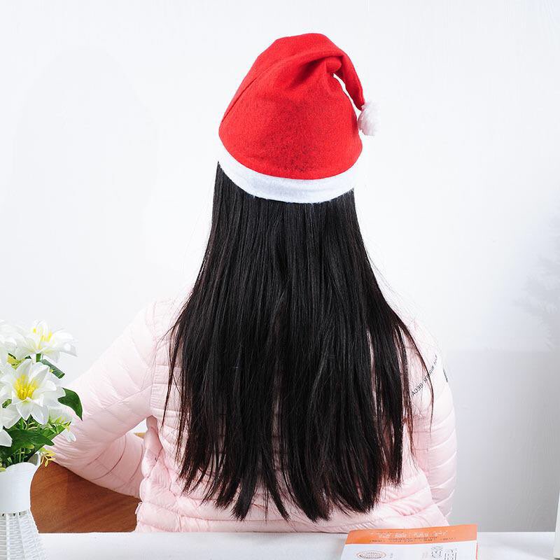 Mũ Nỉ Đỏ Ông Già Noel Vải Mỏng