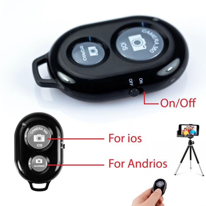 Remote chụp ảnh cho điện thoại Bluetooth Shutter (Màu Đen)