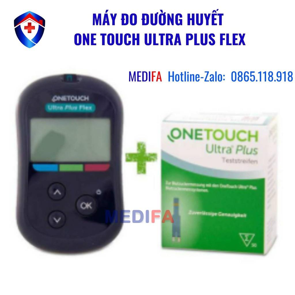 Máy Đo Đường Huyết OneTouch Ultra Plus Flex Trọn Bộ Cho Kết Quả Nhanh Chóng, Chính Xác 99%, Bảo Hành Trọn Đời