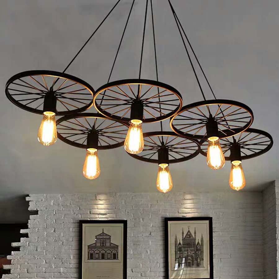 Đèn thả 6 bóng bánh xe SN46