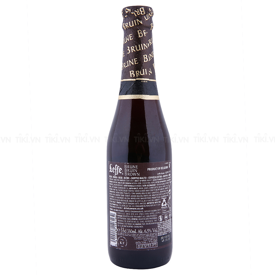 Bia Leffe Brune Nâu 330ml 6 chai