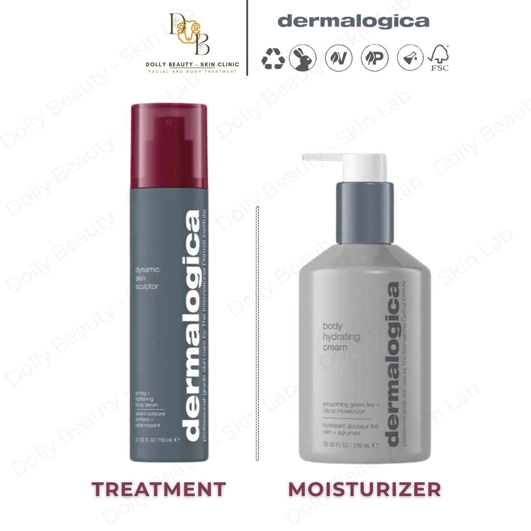 Tinh chất định hình body, giảm nếp nhăn, trẻ hoá Dynamic Skin Sculptor Body Serum siêu bóng loáng phù hợp với mọi loại da của Dermalogica