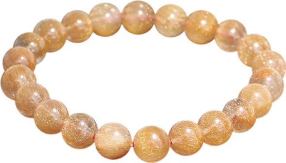 Vòng Thạch Anh Tóc Đỏ Cam Vip Ngọc Quý Gemstones VT97