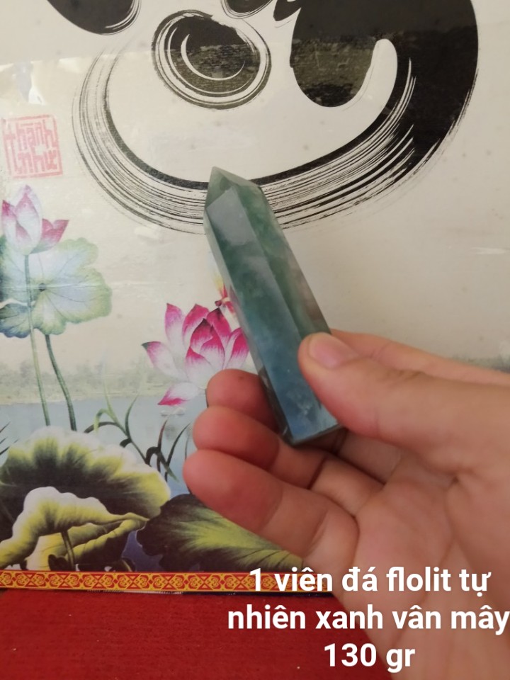 Trụ Đá Flourite Tự Nhiên Màu Xanh, Đá Thanh Tẩy Giúp Hỗ Trợ Reiki, Thiền Định, Sưu Tầm, Chặn Giấy