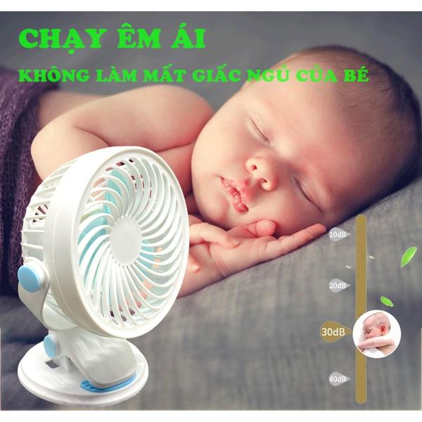 Quạt Mini | Quạt Kẹp Bàn Thích hợp cho dân Văn Phòng, Xoay 360 độ, Kẹp chắc chắn – Siêu Mát