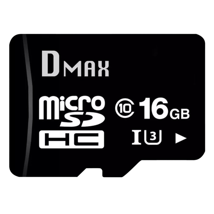 Thẻ Nhớ 16GB Dmax Micro SDHC UHS1/U3 Class 10 90Mb/s - Hàng Chính Hãng