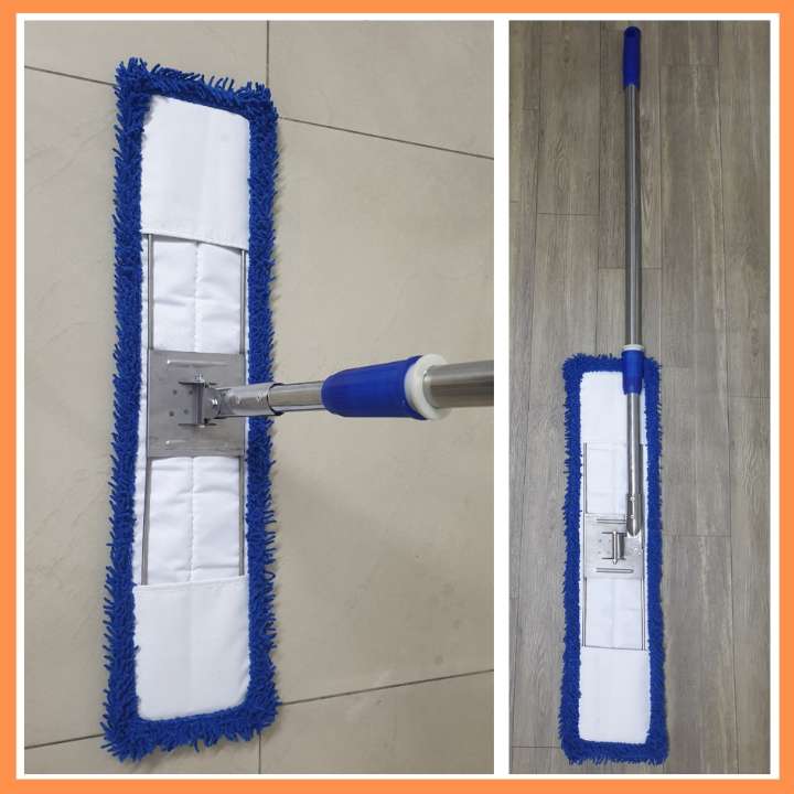 Cây lau nhà san hô 60cm cây lau sàn công nghiệp sợi microfiber siêu sạch siêu thấm hút cho trường học bệnh viện...