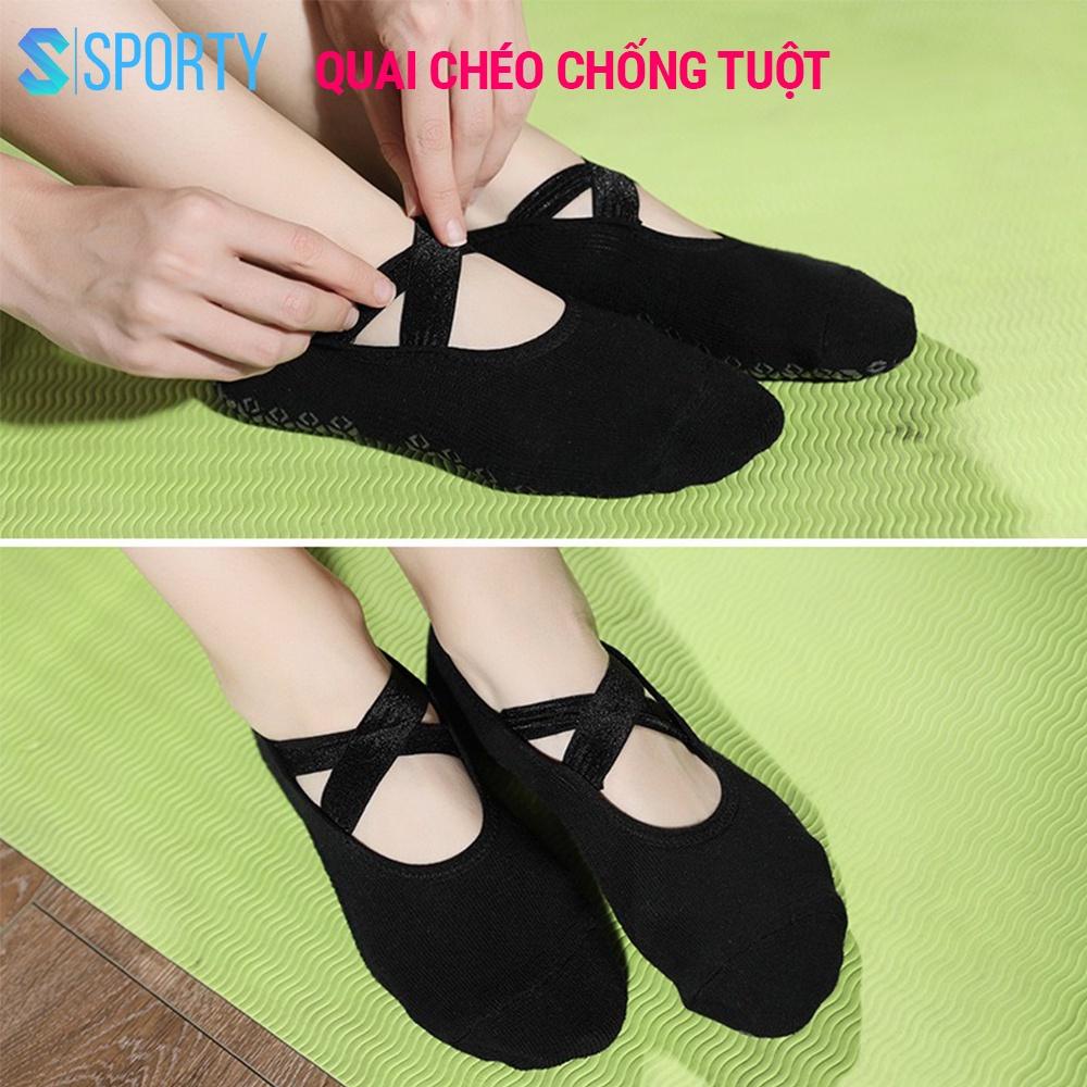 Tất yoga chống trượt SPORTY YGS8 êm ái, tránh hôi chân, đảm bảo an toàn