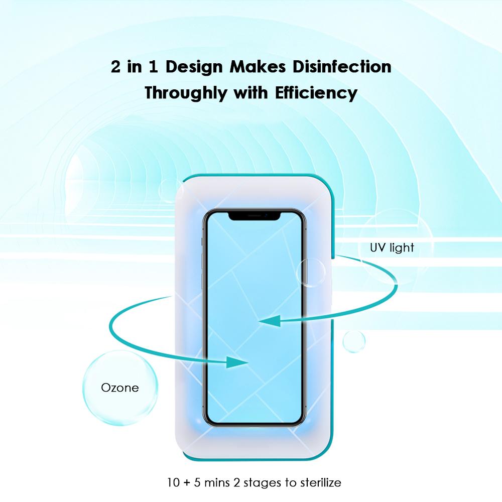 Hộp làm sạch, vệ sinh, khử trùng điện thoại bằng tia UV