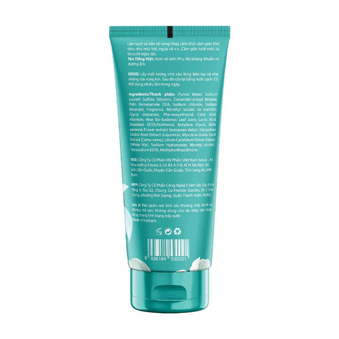 Kem vệ sinh phụ nữ dưỡng ẩm BeUCare Ferminine Hygiene Cream - Antibac terial & moisturizing