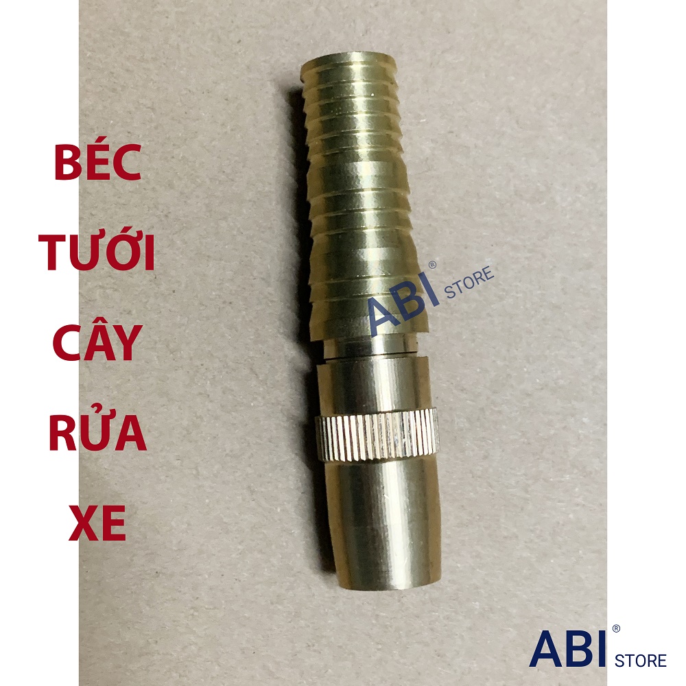 Béc tưới cây, rửa xe, đầu vòi tưới bằng đồng, bép phun nước tưới vườn nhiều chế độ xoay, pép đồng