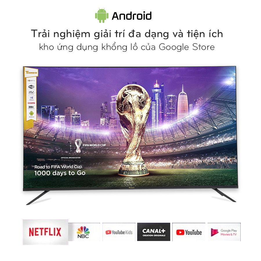 Smart HD Tivi TOMKO 32 inch, chính hãng TOMKO Hàng chính hãng bảo hành đến 24 tháng