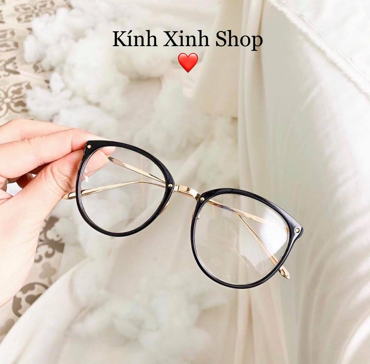 Kính Mắt mèo kim loại ulzzang Hàn Quốc cao cấp (Nhiều màu