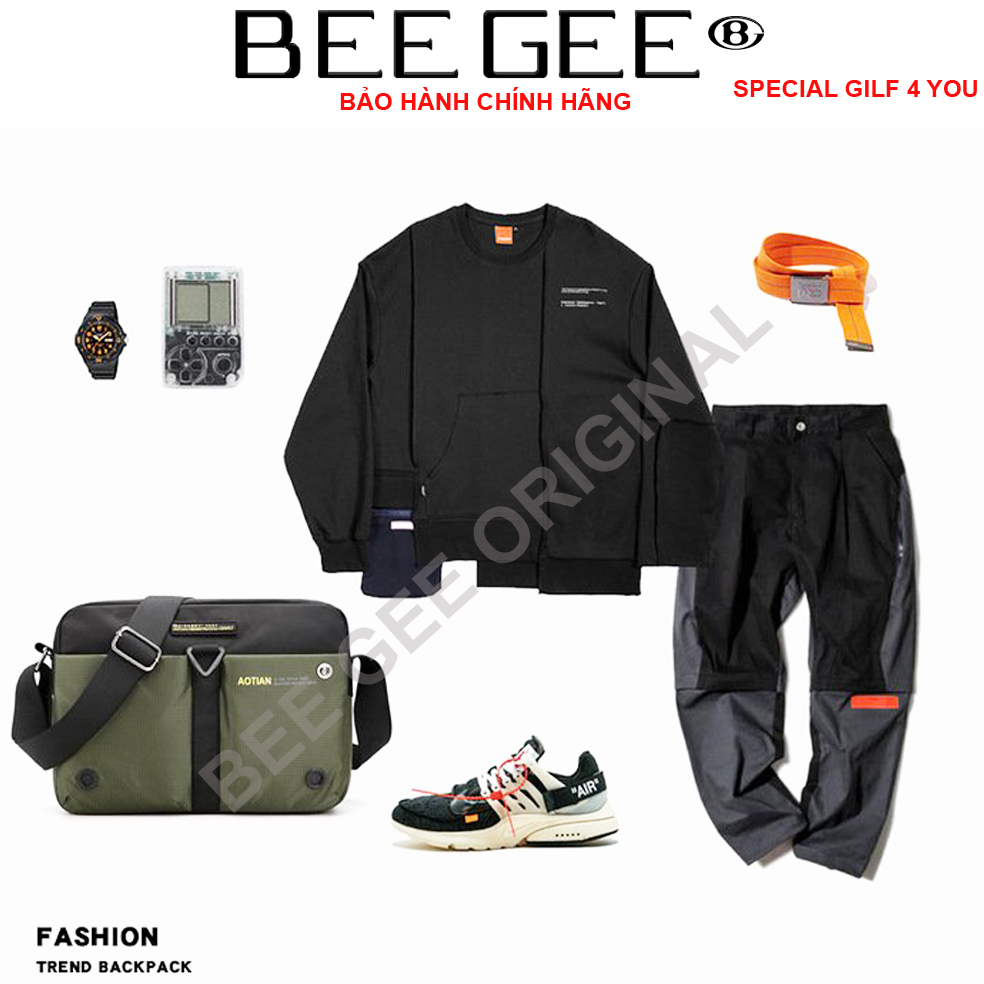 Túi đeo chéo nam cao cấp phong cách HÀN QUỐC BEE GEE DCN9018A (Tặng quà tặng ngẫu nhiên trong BEEGEE GILF COLLECTION)