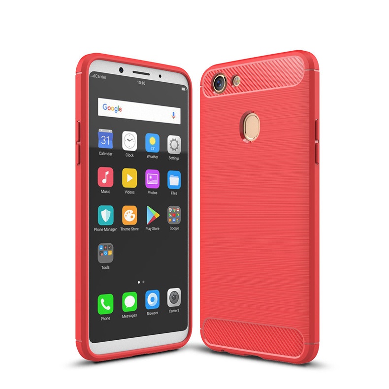 Ốp lưng chống sốc vân Carbon dành cho Oppo F5