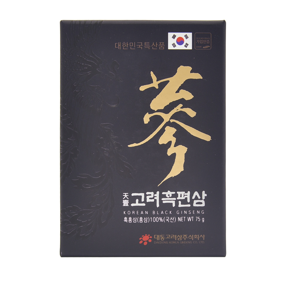 Hắc sâm Hàn quốc dạng lát (75g) – Daedong
