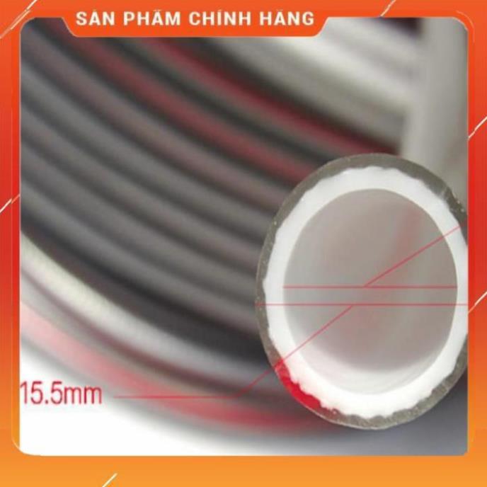 Vòi Xịt️Evoucher Bộ dây vòi xịt nước rửa xe, tưới cây , tăng áp 3 lần, loại 15m 206587 cút sập,nối đen+ đai