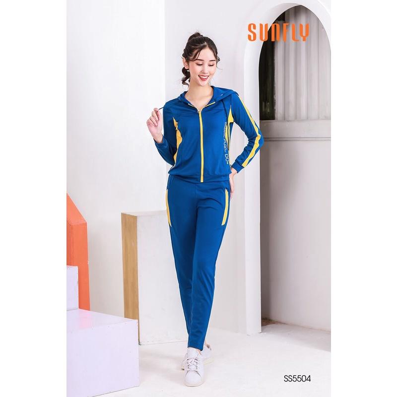 SS5504 BỘ THỂ THAO UMI KÉO KHÓA ÁO DÀI QUẦN DÀI